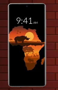 Papéis de parede africanos HD