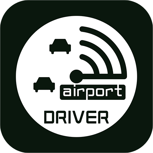 airport-taxi driver logo