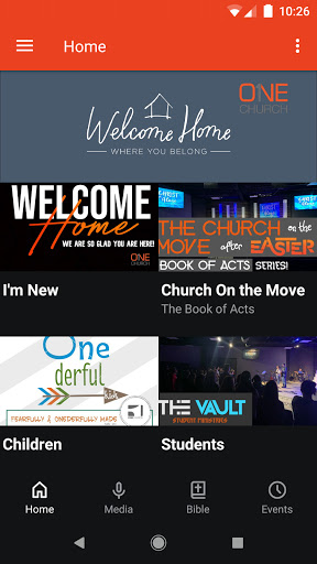 Android application One Church Elk City screenshort