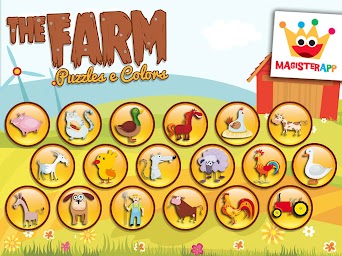 Farm Animals Puzzles Games 2+