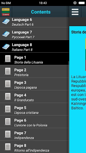 Anteprima dell'app