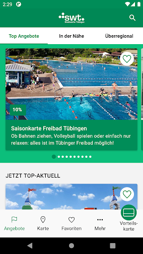 Android application swt-Vorteilskarte screenshort