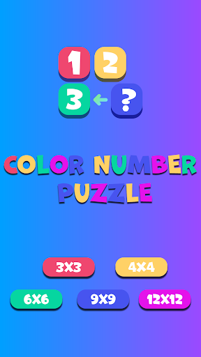 Android application Color Number Puzzle screenshort