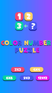 Color Number Puzzle