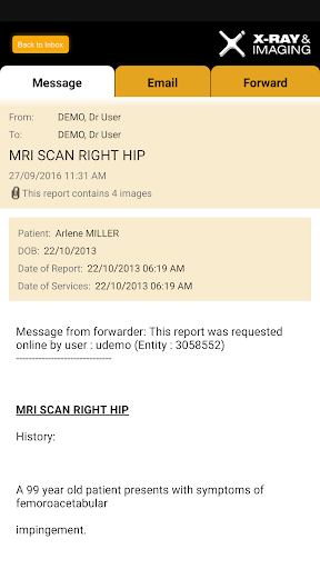 XRI Reports Screen 3
