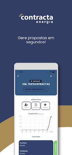 Android application Contracta Energia screenshort