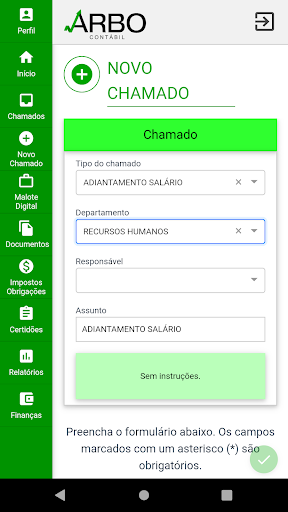 ARBO Online Screen 2