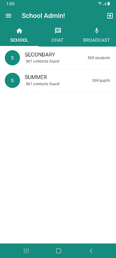 School Admin App Screen 2