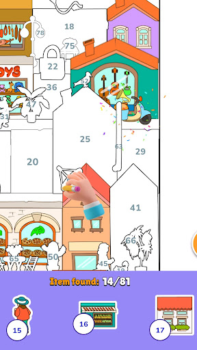 Android application Sticker World: Color By Number screenshort