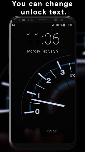 Speedometer Lock Screen Screen 3