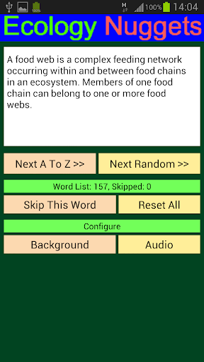 Ecology Nuggets Screen 3