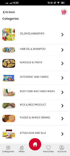 KAMALA : Grocery App Screen 2