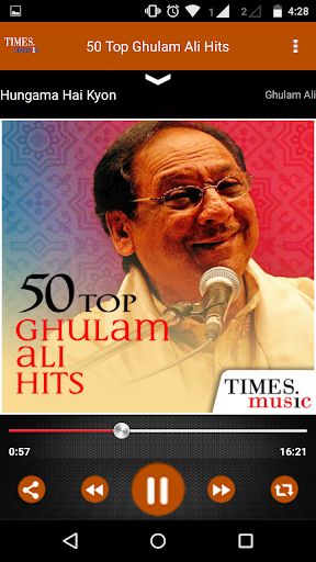 50 Top Ghulam Ali Hits Screen 3