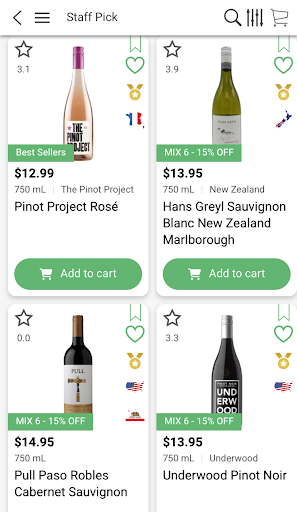 Android application Tahli's Discount Liquors screenshort