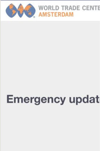 Android application WTC A'dam Emergency Update screenshort