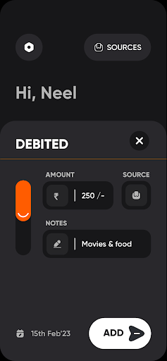 CapEx : Expense & Budget Screen 2