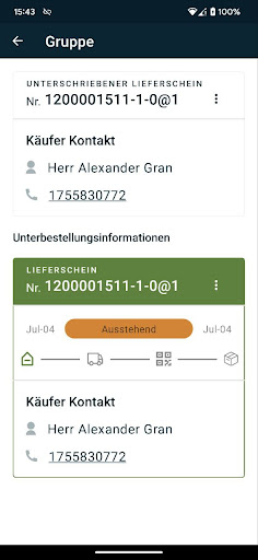 1Lieferschein Screen 3