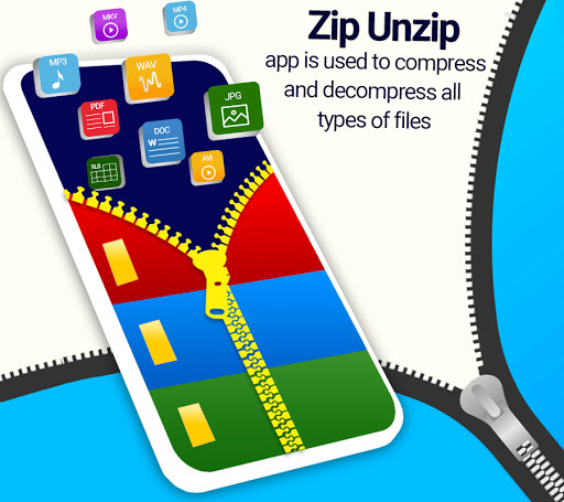 Android application Zip File Reader-RAR Extractor screenshort