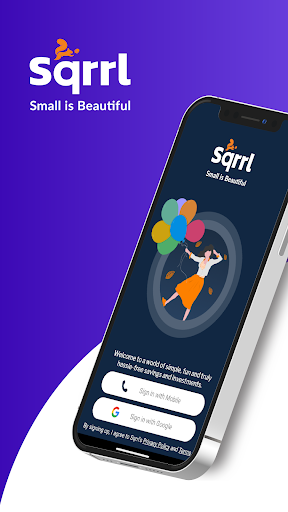 Android application Sqrrl - Mutual Funds,SIP, ELSS screenshort
