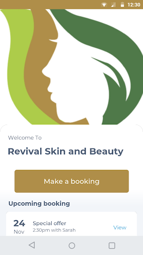 Android application Revival Skin and Beauty screenshort