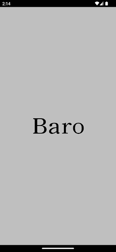Android application Baro【バロ】　公式アプリ screenshort