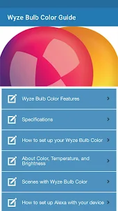 Wyze Bulb Color Guide