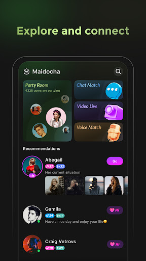 Android application Dopa screenshort
