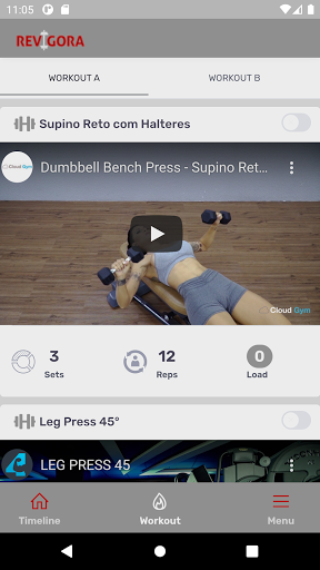 Revigora Fitness Screen 3
