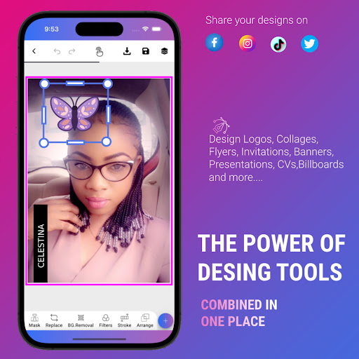 Android application Maagin: Design & Photo Editor screenshort