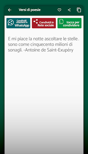 Versi belli di poesie italiane Screen 3