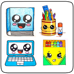 Cómo dibujar útiles escolares - Aplicaciones en Google Play