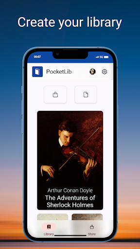 Android application PocketLib screenshort