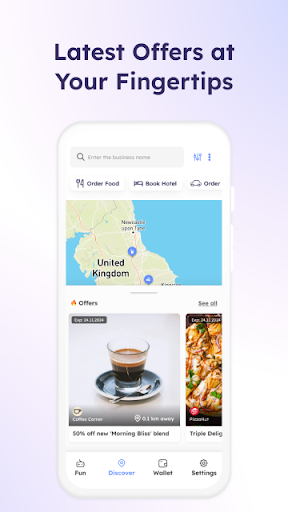 Android application Funnnect screenshort