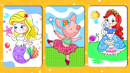Prince & Princess Coloring Book - Princesas bonitas do amor? Gosta de  desenhar e pintar princesa livre colorir jogo de  páginas!::Appstore for Android