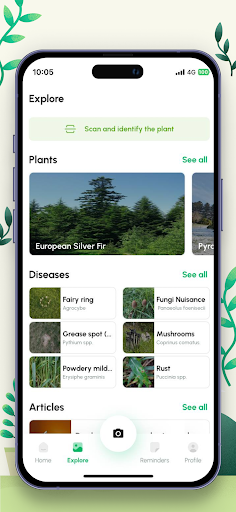 PlantFinder - Identify & care Screenshot 3 - AppWisp.com