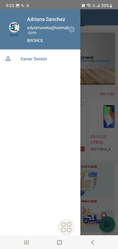 SAGO COTIZADOR Screen 2