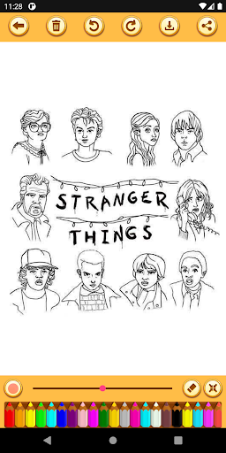 StrangerThings Coloring Book