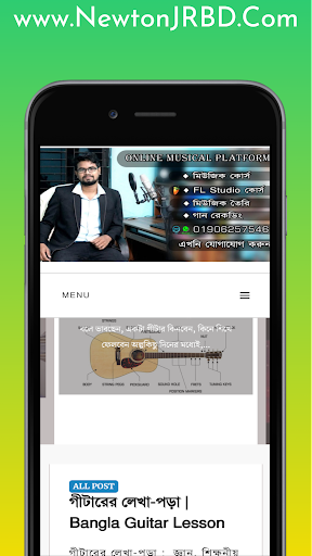 Android application Newton JR - Learning Website screenshort