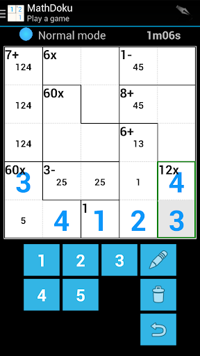 MathDoku Screen 2