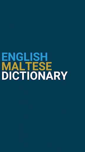 Android application English : Maltese Dictionary screenshort