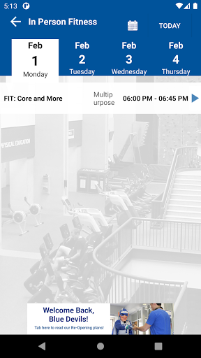 Duke University MyRec Mobile Screen 2