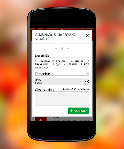 Android application Aichi Sushi screenshort