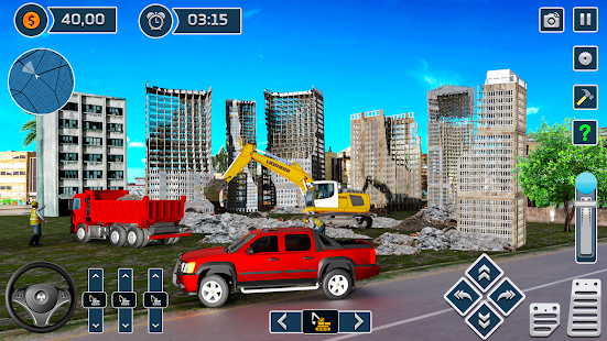 Excavator sim destroying games Screenshot