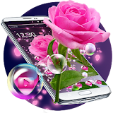 Pink Rose Love Theme for Valentine icon