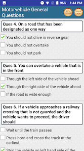 Screenshot 6 Driving Licence Practice Tests android