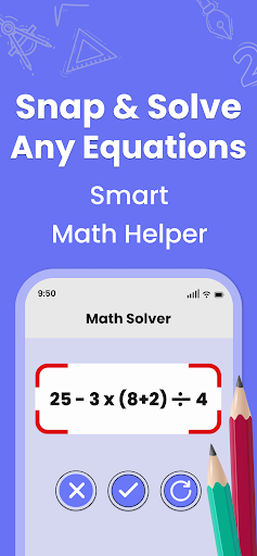 Screenshot of AI Math Solver With Solution
