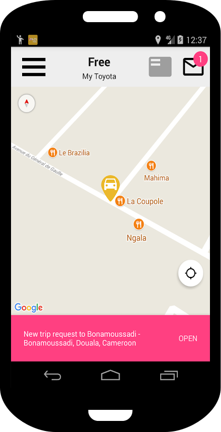 WaziRide - Driver Screen 3