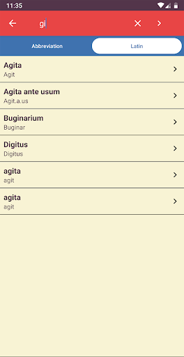 Pharmaglossa Terms & Meaning Screen 3