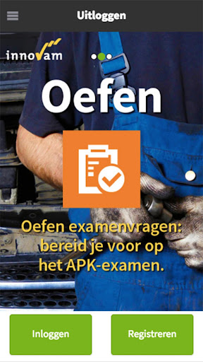 Android application APK trainer - Bedrijfswagens screenshort