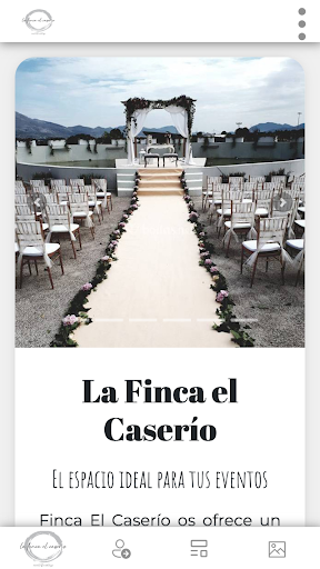 Android application Finca El Caserío screenshort